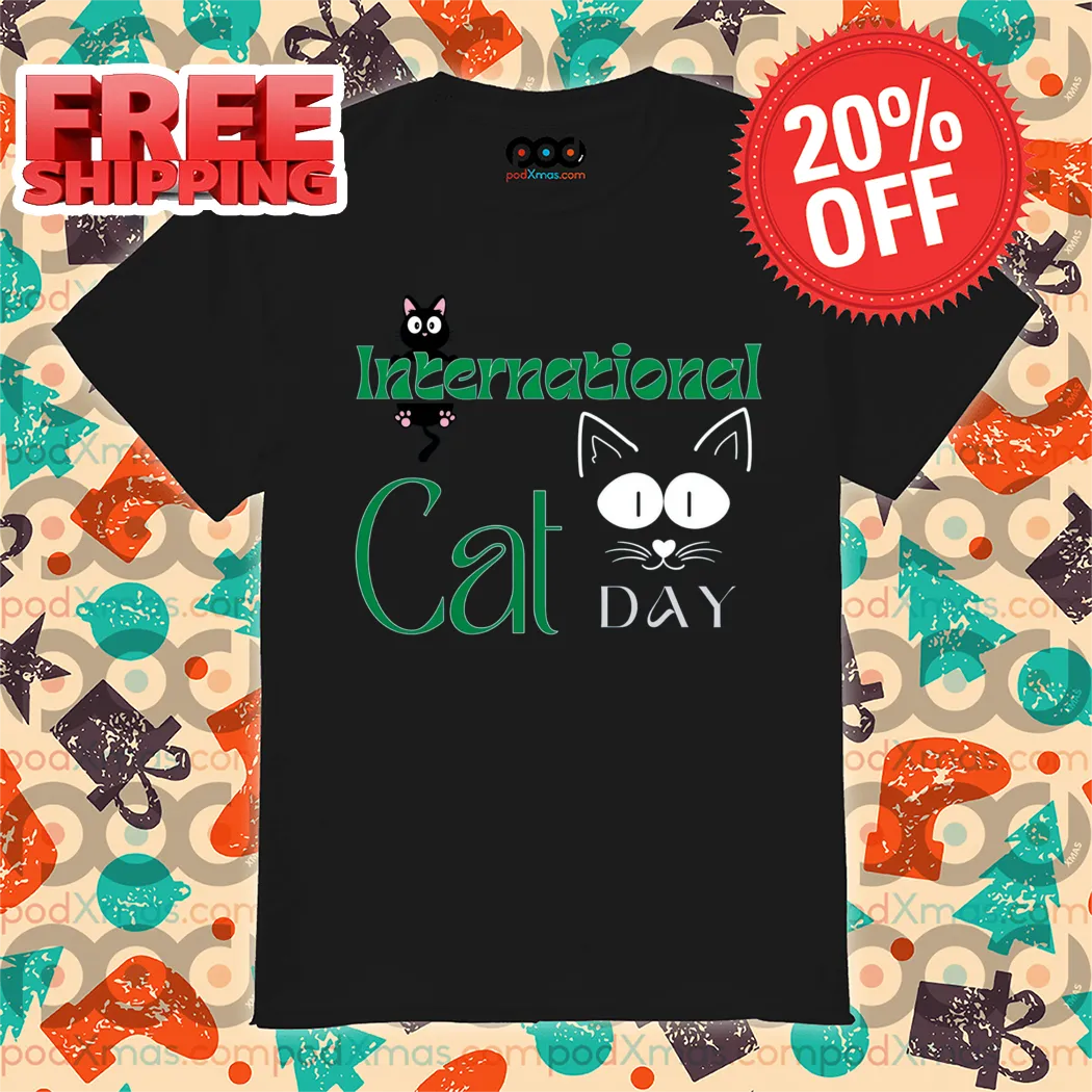 International Cat Day 2024 Shirt