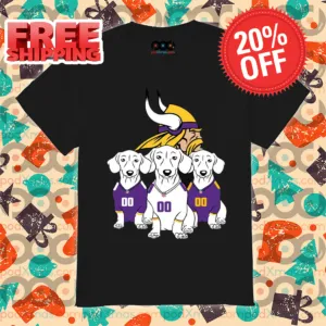 Minnesota Vikings Dachshund Dogs NFL 2024 Shirt