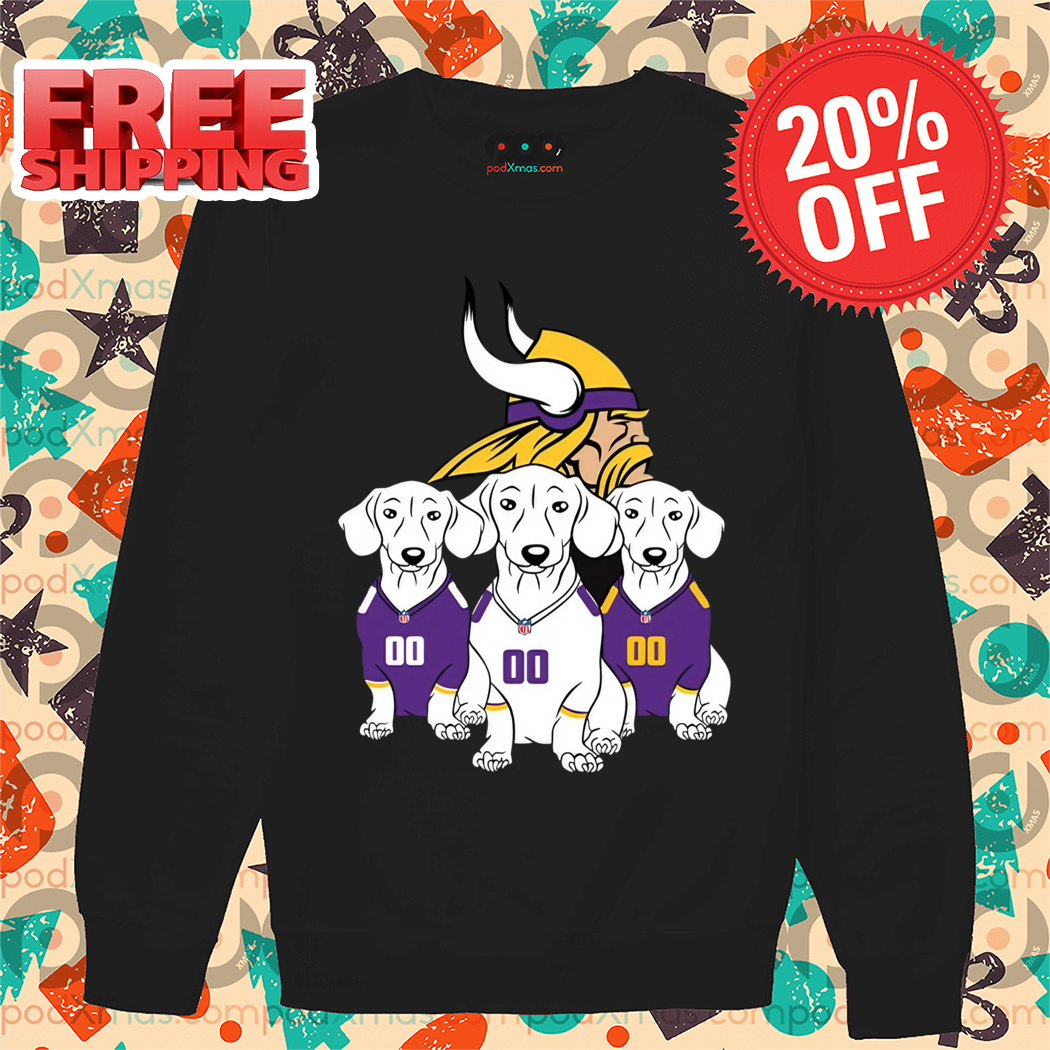 Minnesota Vikings Dachshund Dogs NFL 2024 Shirt