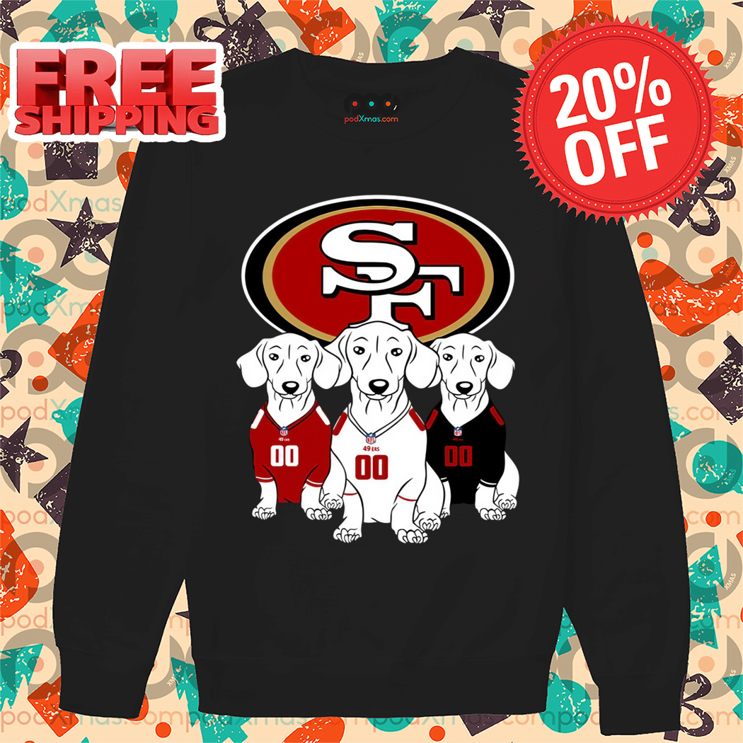 San Francisco 49ers Dachshund Dogs NFL 2024 Shirt