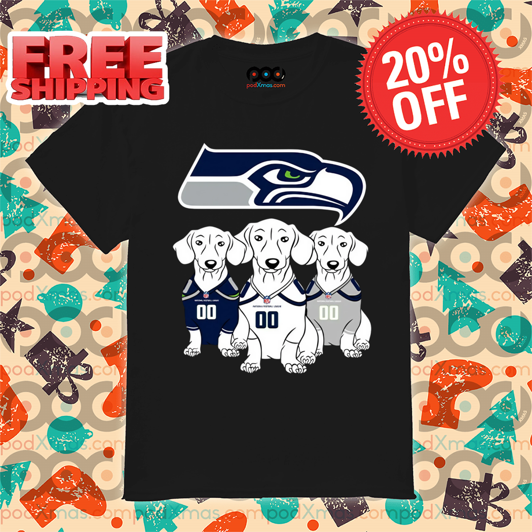 Seattle Seahawks Dachshund Dogs NFL 2024 Shirt