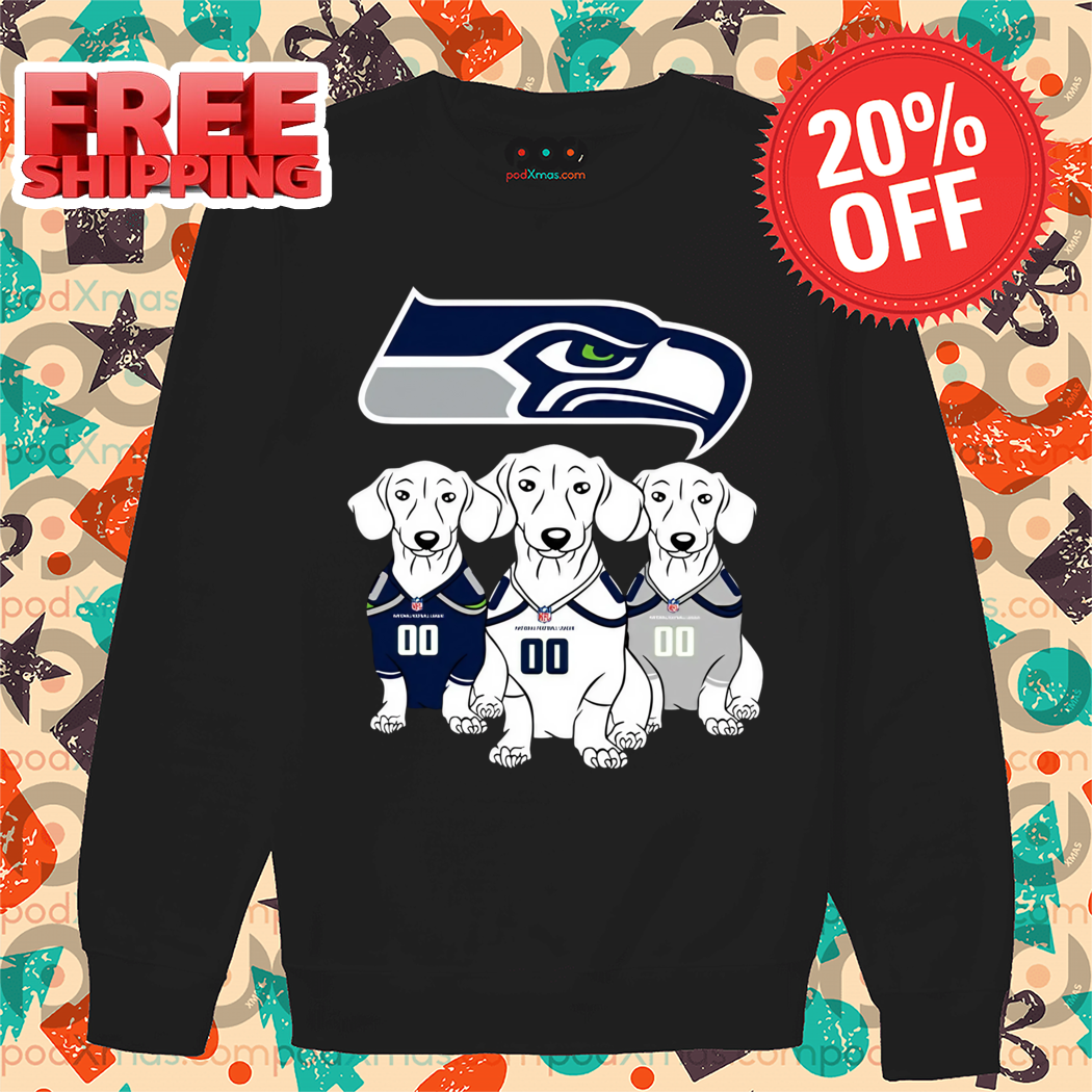 Seattle Seahawks Dachshund Dogs NFL 2024 Shirt
