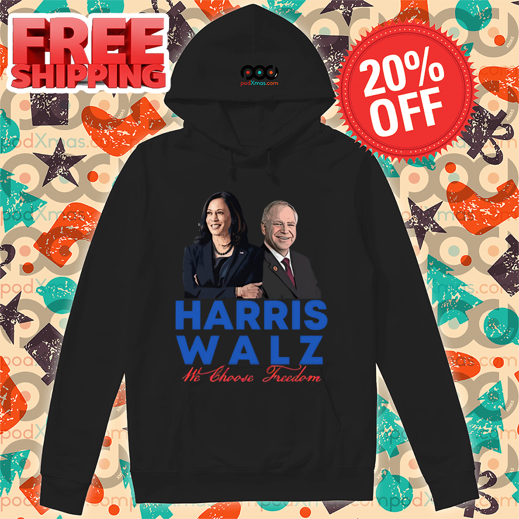 Harris Walz We Choose Freedom 2024 Shirt