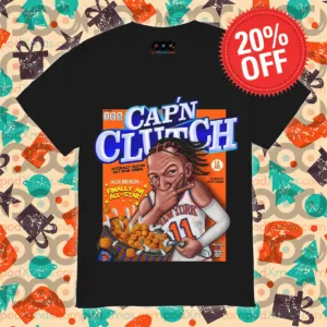 Cap’n Clutch Naturally Clutch Oat Brun Cereal Jalen Brunson Shirt