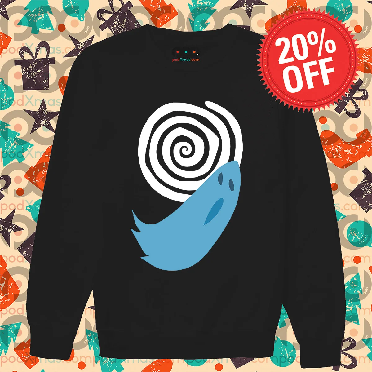 Uzumaki Swirl Ghost Long Sleeve