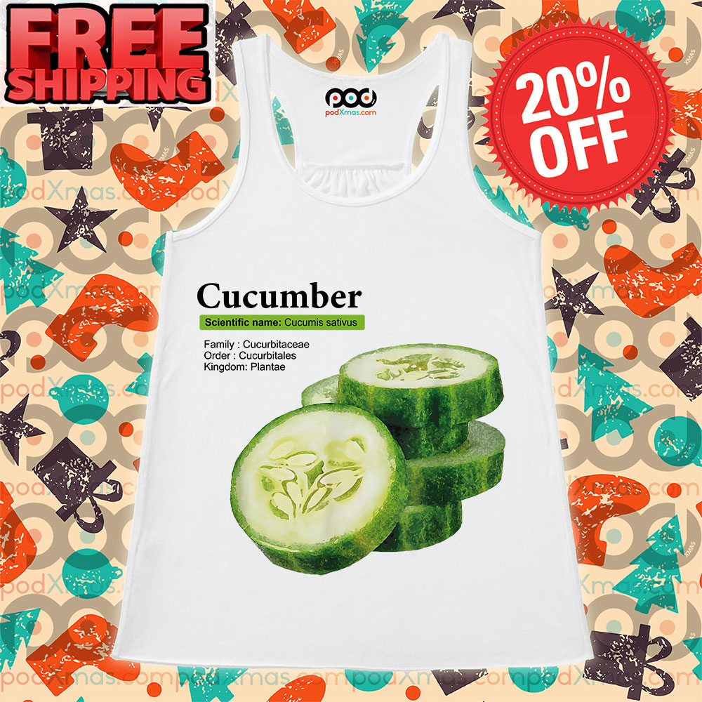 Cucumber Slice Of Cucumber Retro Tank Top