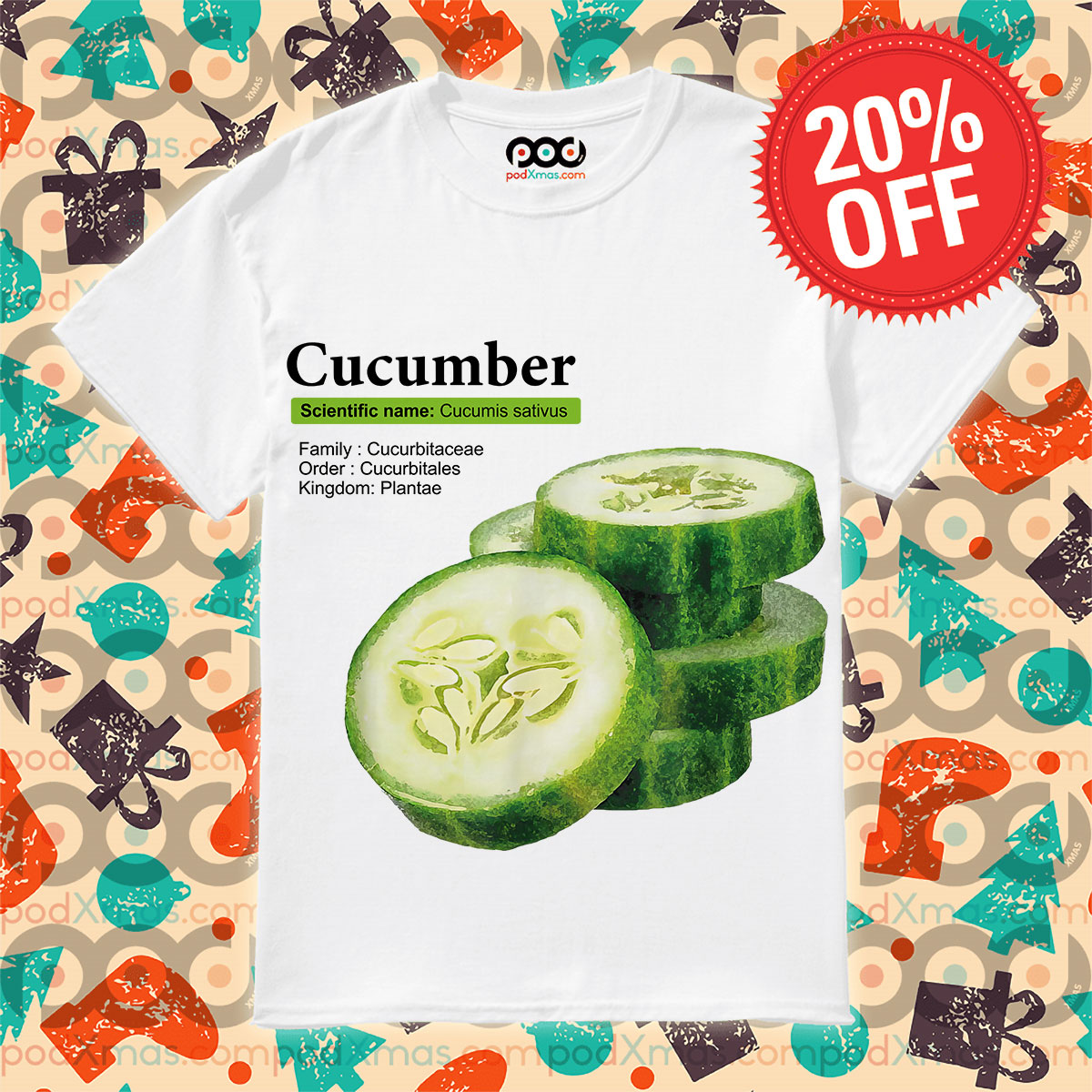 Cucumber Slice Of Cucumber Retro Shirt