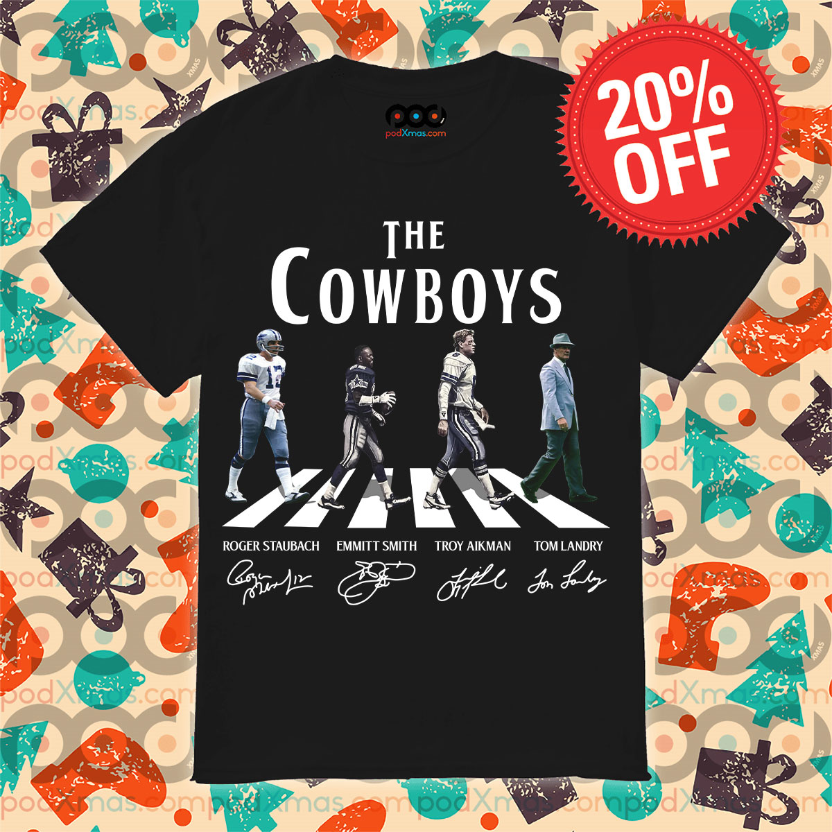 The Cowboys Abbey Road Crosswalk Shirt