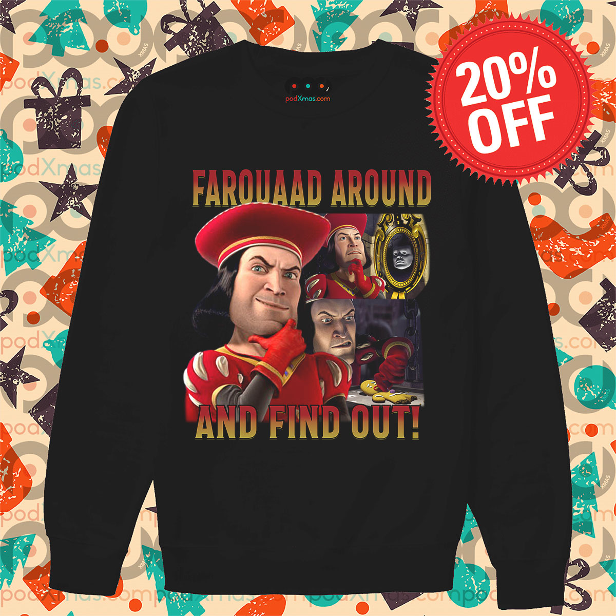 Lord Farquaad Shrek Farquaad Around And Find Out Retro 2024 Shirt 3 Lord Farquaad Shrek Farquaad Around And Find Out Retro 2024 Long Sleeve