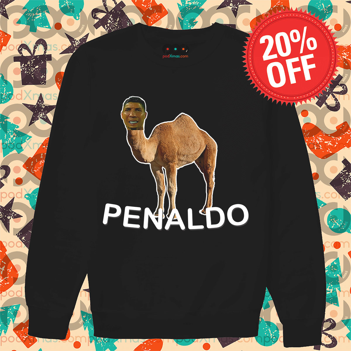 Bruh Penaldo Camel Meme Long Sleeve