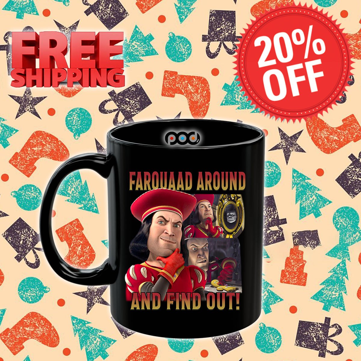 Lord Farquaad Shrek Farquaad Around And Find Out Retro 2024 Shirt 4 Lord Farquaad Shrek Farquaad Around And Find Out Retro 2024 Mug