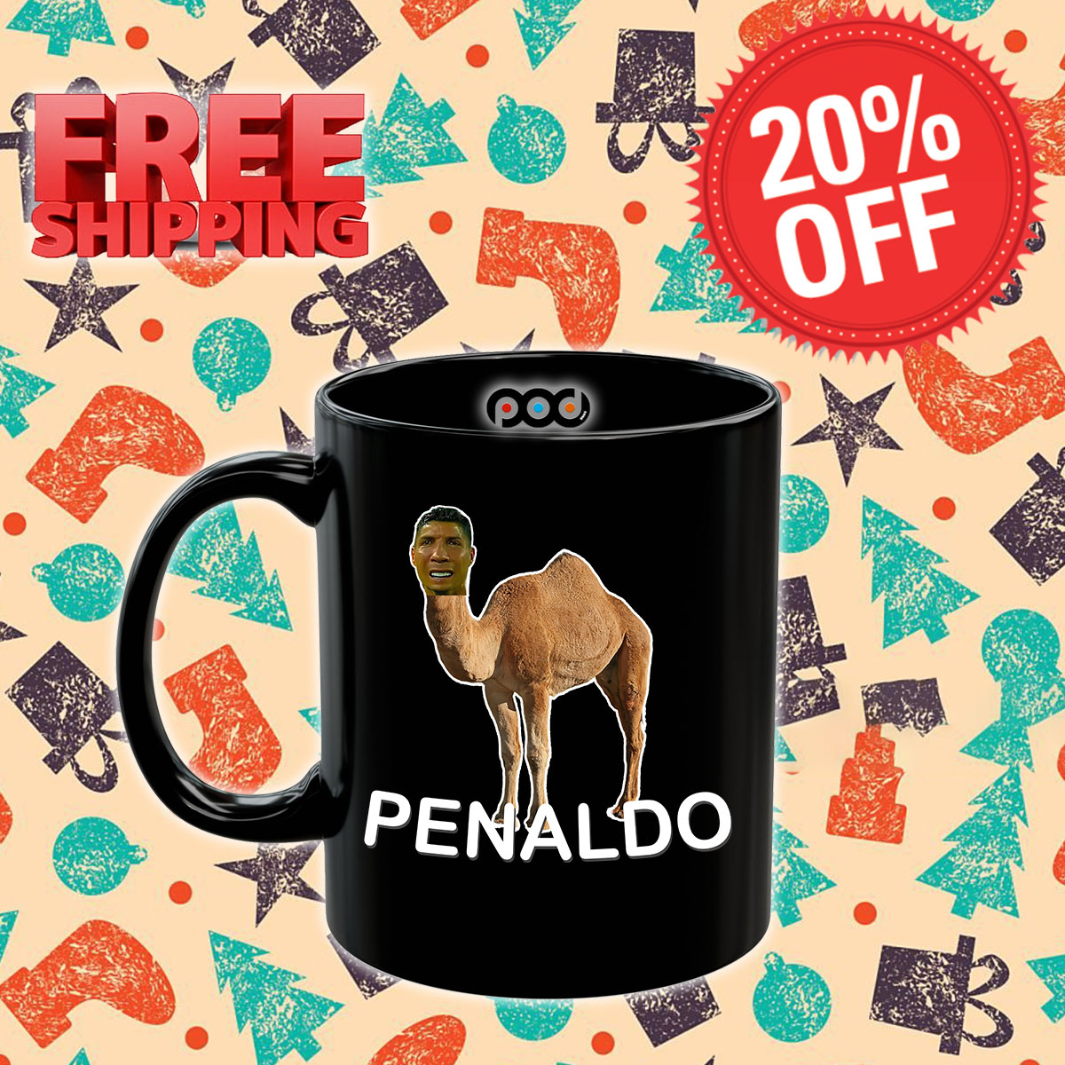 Bruh Penaldo Camel Meme Mug
