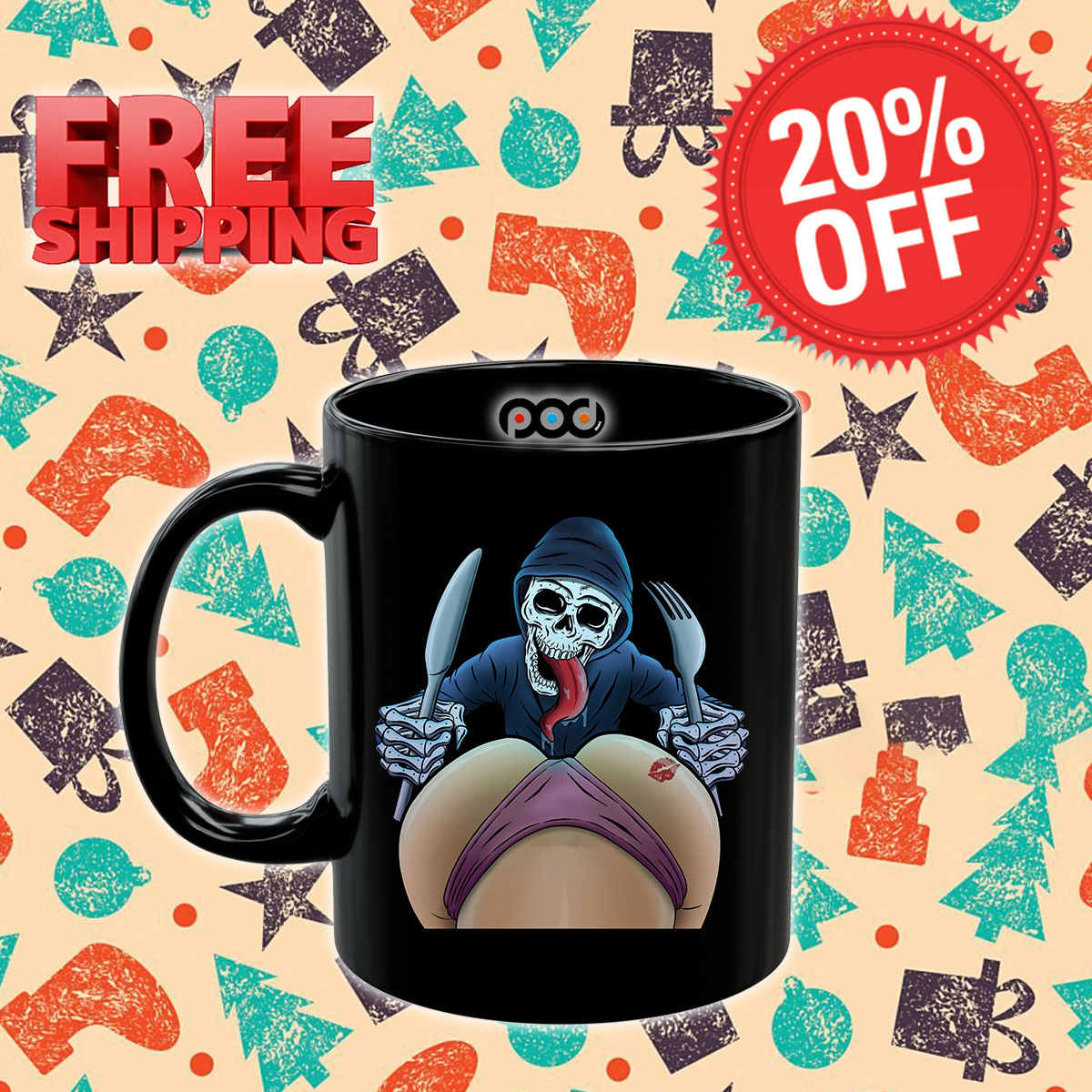 Sexy Girl Funny Skull Shirt 12 Sexy Girl Funny Skull Mug