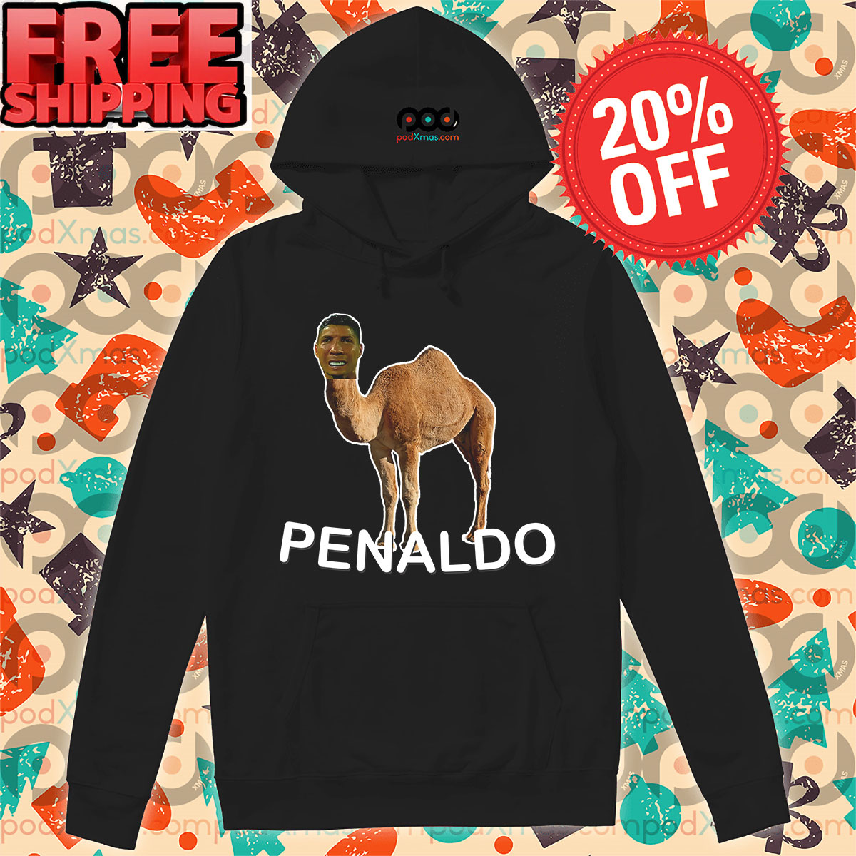 Bruh Penaldo Camel Meme Hoodie