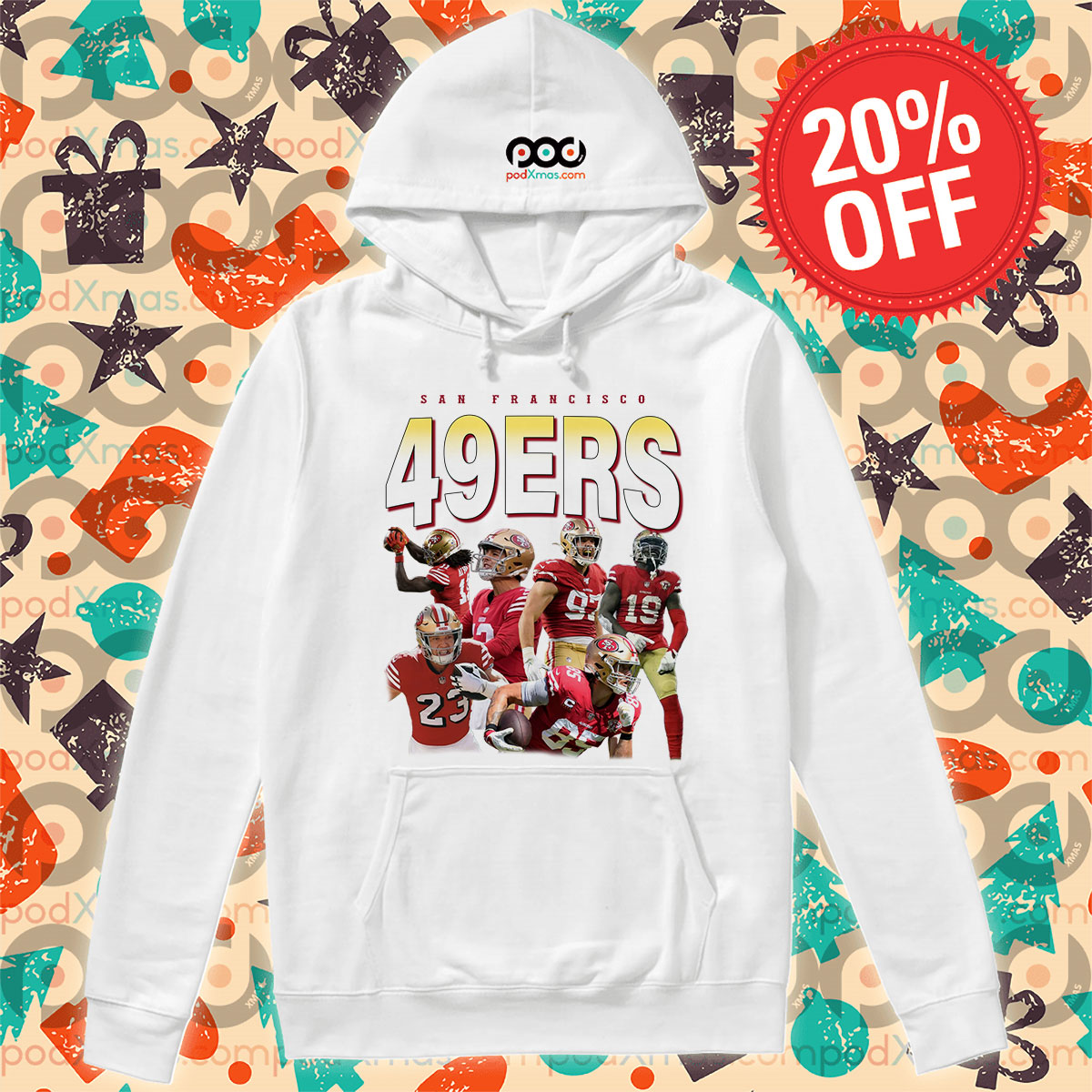 San Francisco 49ers Team All Player Legend Shirt 10 San Francisco 49ers Team All Player Legend Hoodie