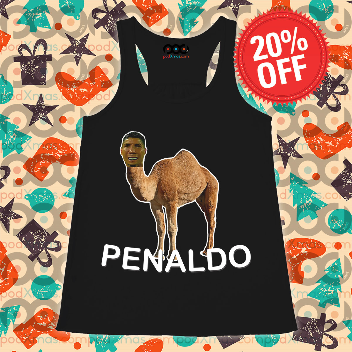 Bruh Penaldo Camel Meme Tank Top