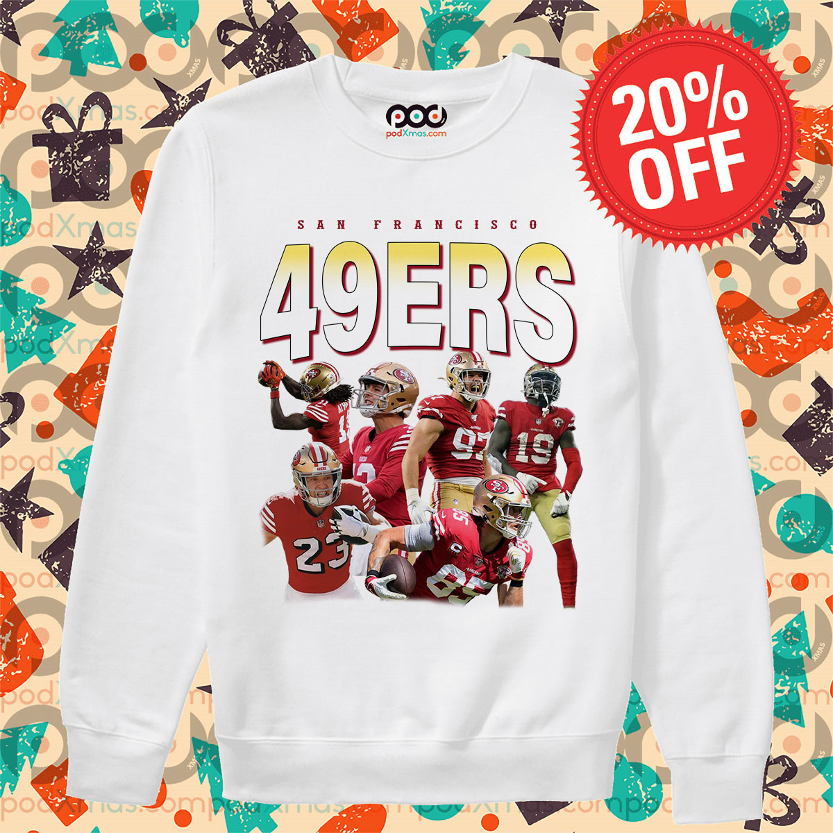 San Francisco 49ers Team All Player Legend Shirt 11 San Francisco 49ers Team All Player Legend Long Sleeve