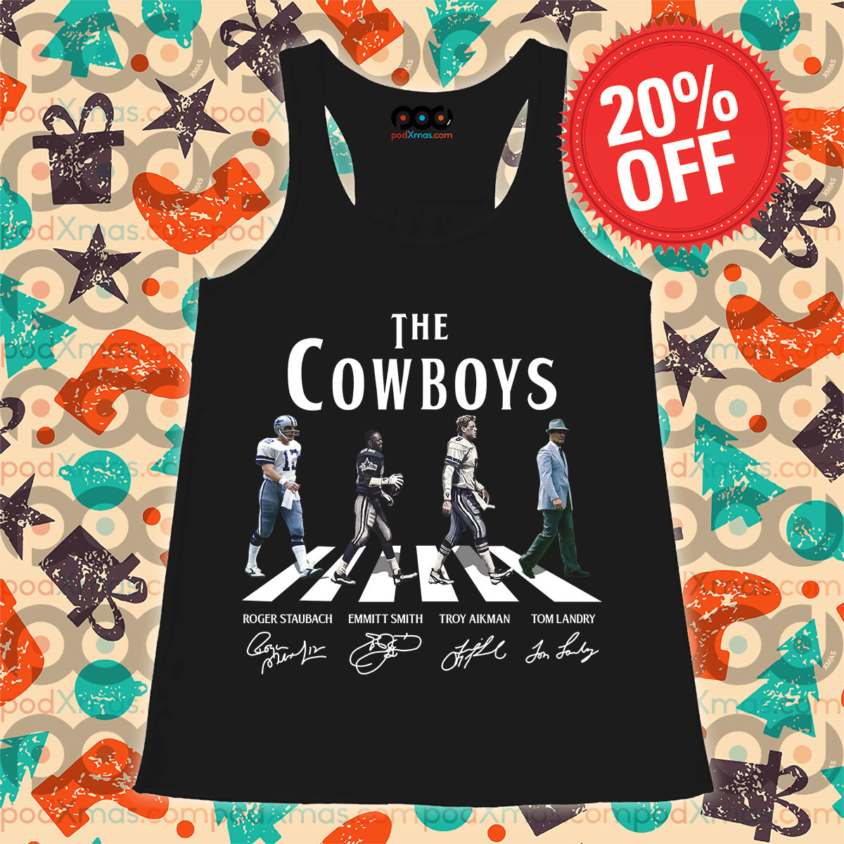 The Cowboys Abbey Road Crosswalk Shirt 6 The Cowboys Abbey Road Crosswalk Tank Top