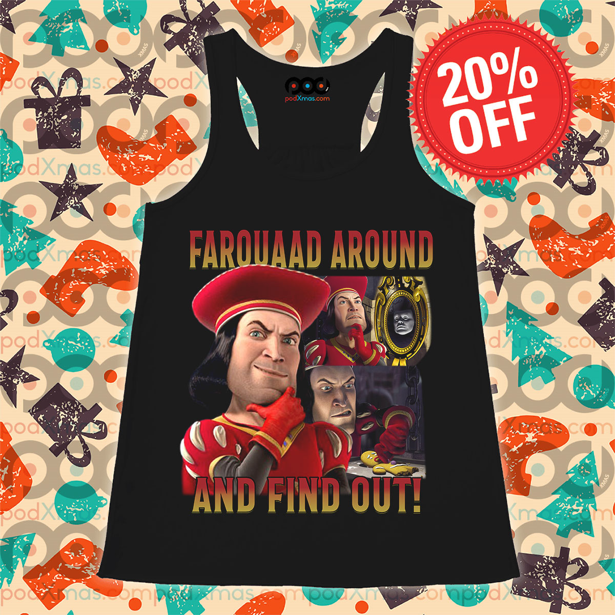 Lord Farquaad Shrek Farquaad Around And Find Out Retro 2024 Shirt 1 Lord Farquaad Shrek Farquaad Around And Find Out Retro 2024 Tank Top