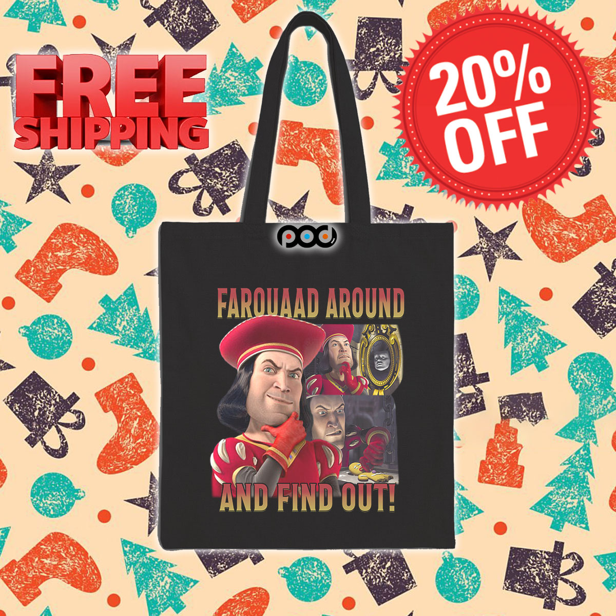 Lord Farquaad Shrek Farquaad Around And Find Out Retro 2024 Shirt 5 Lord Farquaad Shrek Farquaad Around And Find Out Retro 2024 Tote Bag