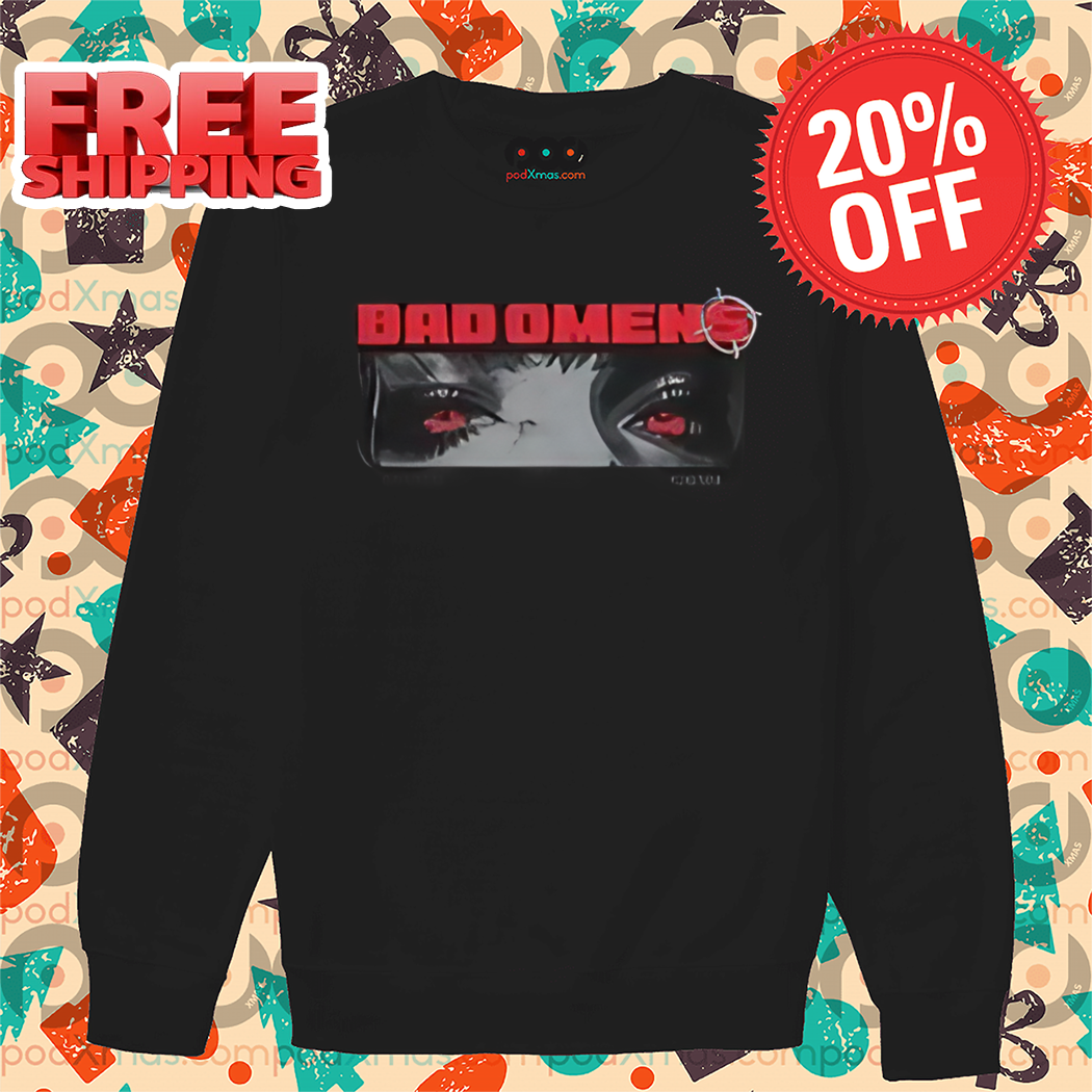 Anime Girl Eyes Bad Omen 2024 Shirt