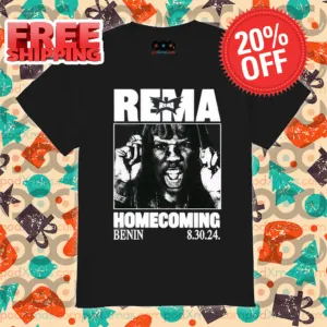 Rema Homecoming Benin 8 30 24 Shirt