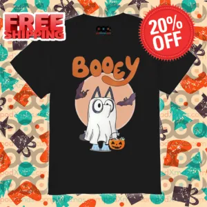 Bluey Ghost Boo Booey Halloween 2024 Shirt