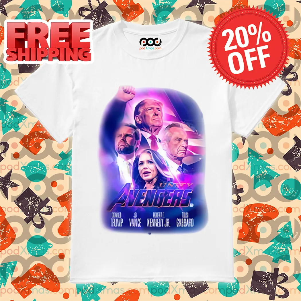 Unity Avengers Donald Trump Jd Vance Robert F. Kennedy Jr. Tulsi Gabbard 2024 Shirt