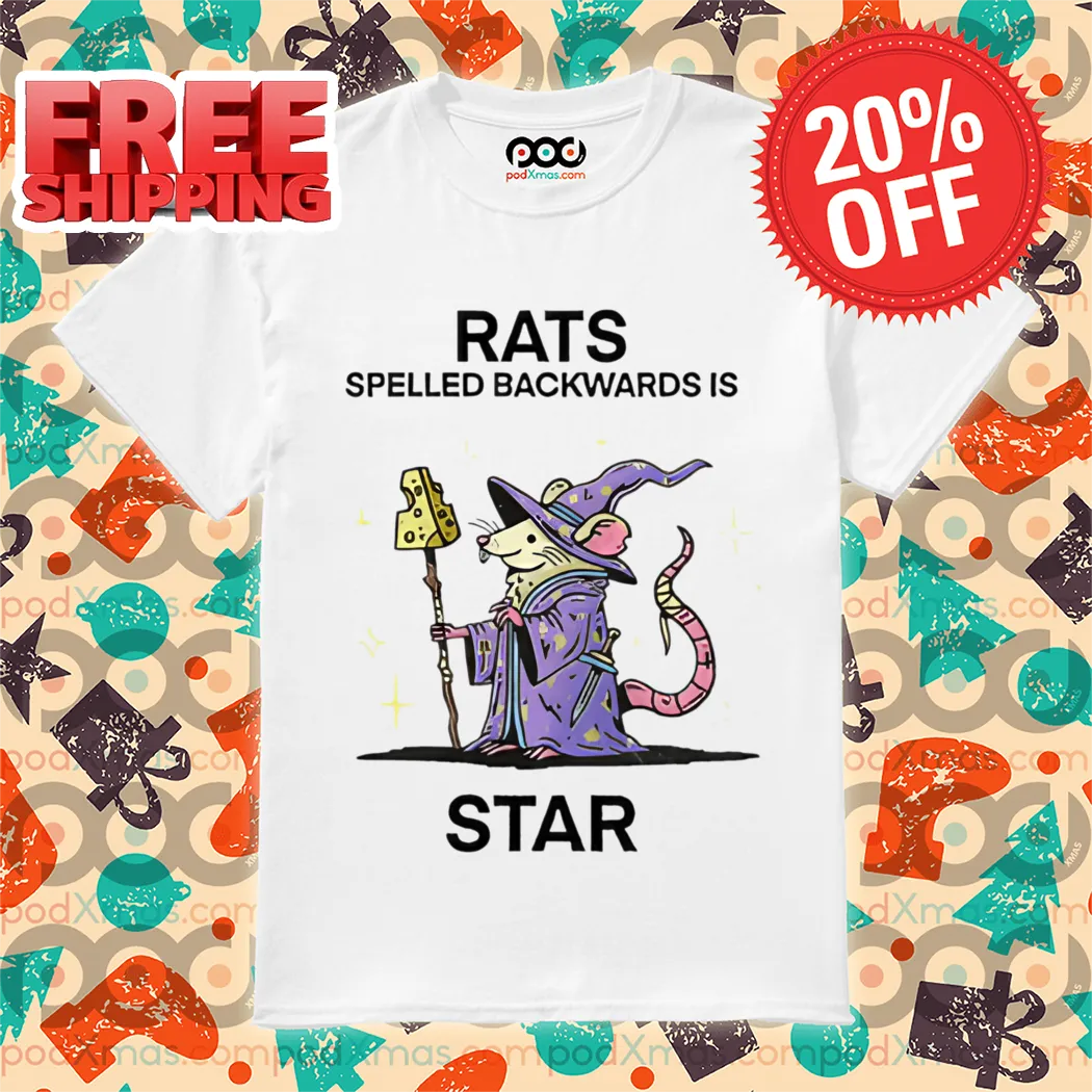 Wizard Of Barge Rats Spelled Backwards Is Star Shirt