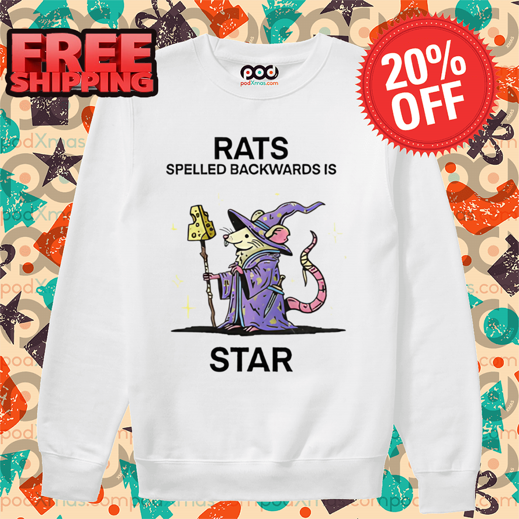 Wizard Of Barge Rats Spelled Backwards Is Star Shirt