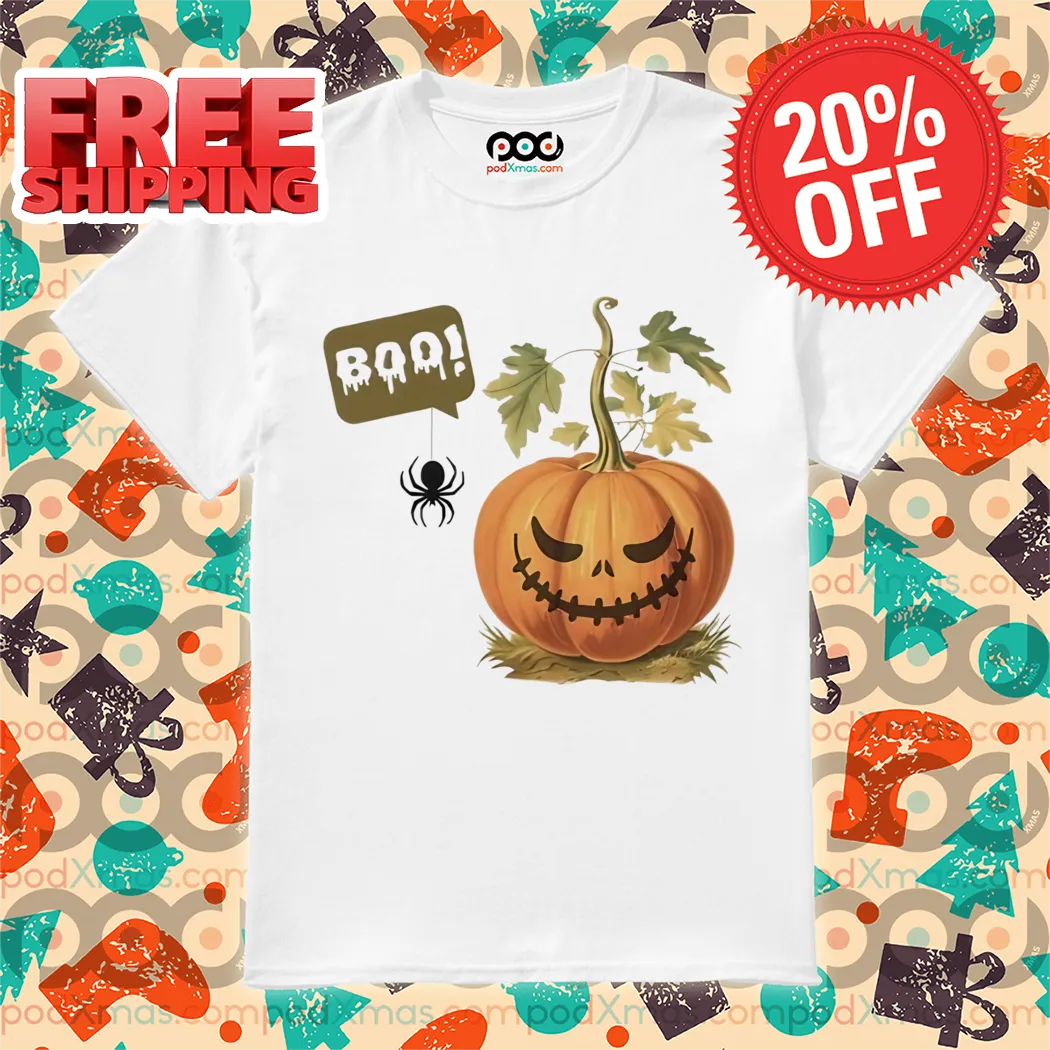 Pumpkin Spider Boo Halloween 2024 Shirt