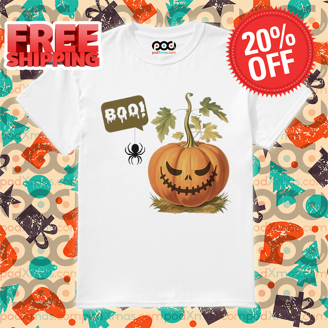 Pumpkin Spider Boo Halloween 2024 Shirt