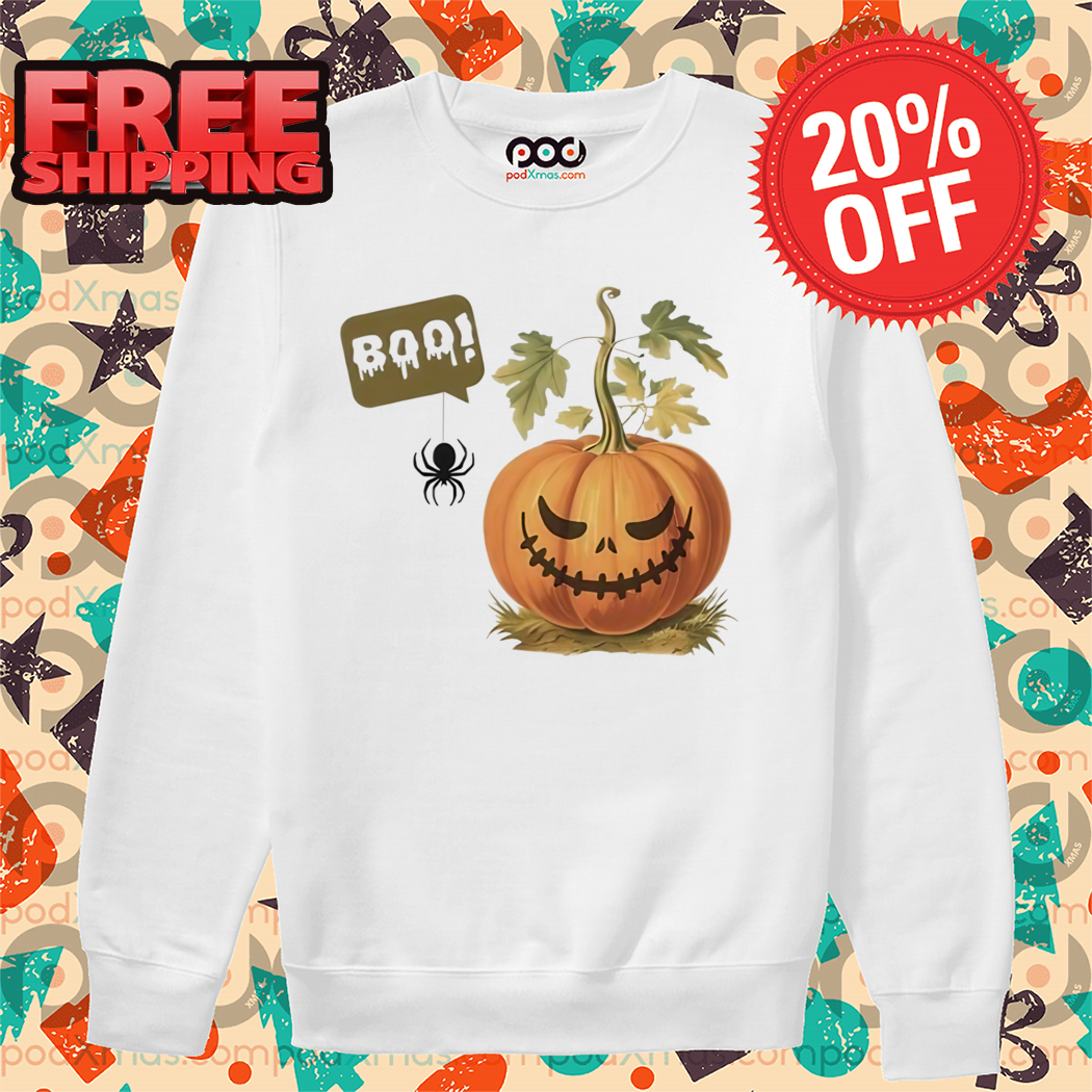 Pumpkin Spider Boo Halloween 2024 Shirt