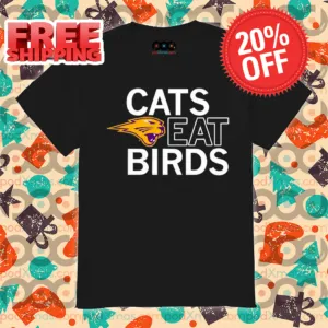 Northern Iowa Panthers Logo Cats Eat Birds 2024 Shirt