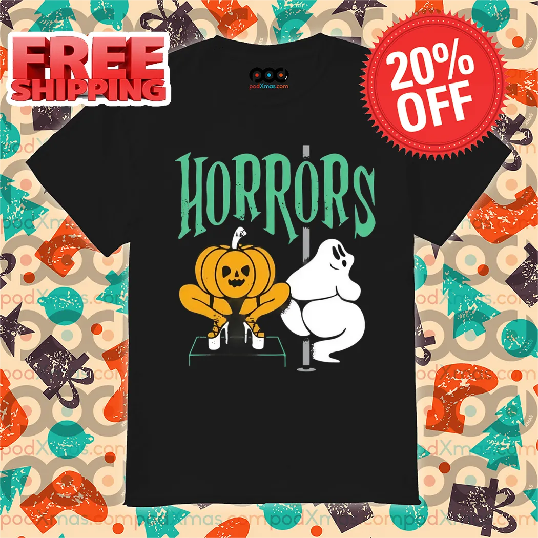 Pumpkin Ghost Twerk Funny Halloween 2024 Shirt