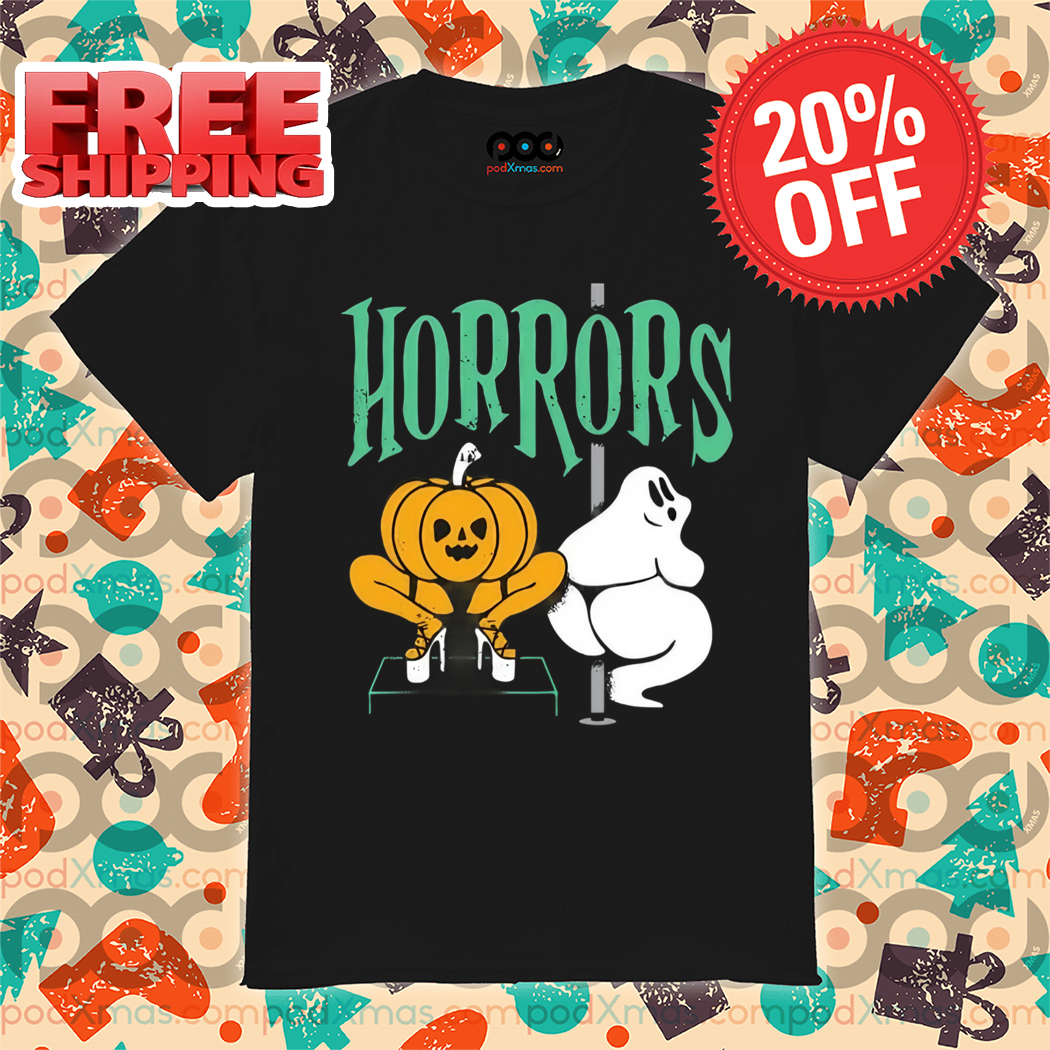 Pumpkin Ghost Twerk Funny Halloween 2024 Shirt