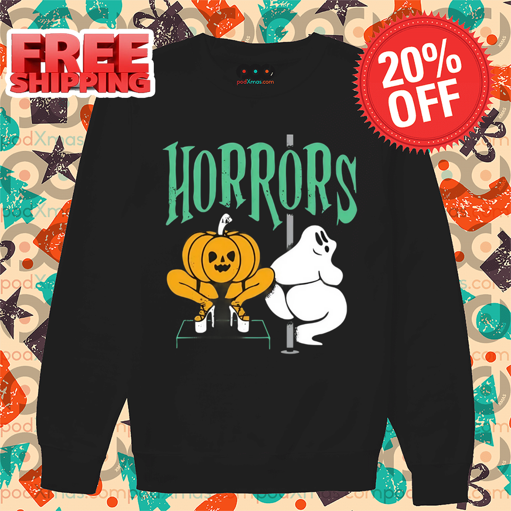 Pumpkin Ghost Twerk Funny Halloween 2024 Shirt