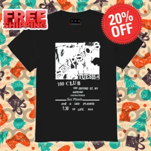 Sex Pistols Tues 15Th 100 Club 2024 Vintage Shirt