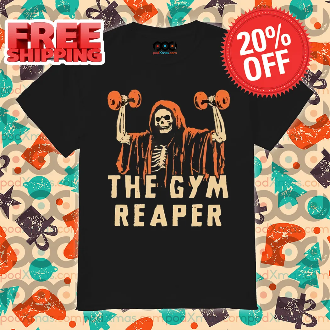 Death The Gym Reaper Halloween 2024 Shirt