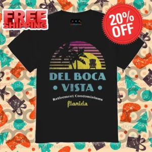 Del Boca Vista Retirement Condominiums Florida Retro 2024 Shirt