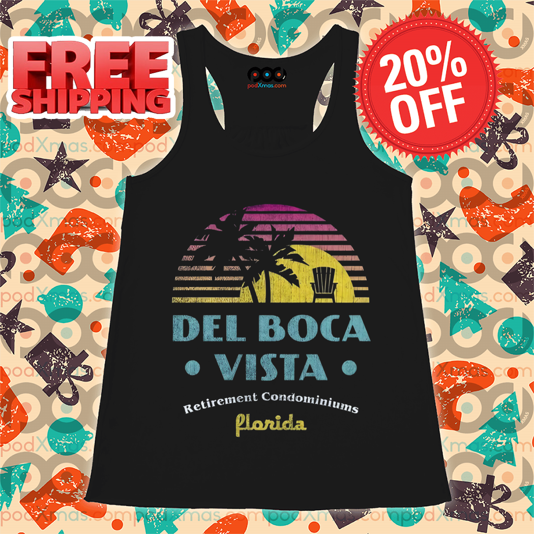 Del Boca Vista Retirement Condominiums Florida Retro 2024 Shirt
