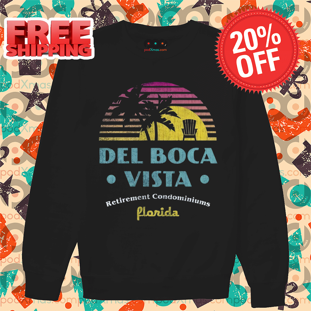 Del Boca Vista Retirement Condominiums Florida Retro 2024 Shirt