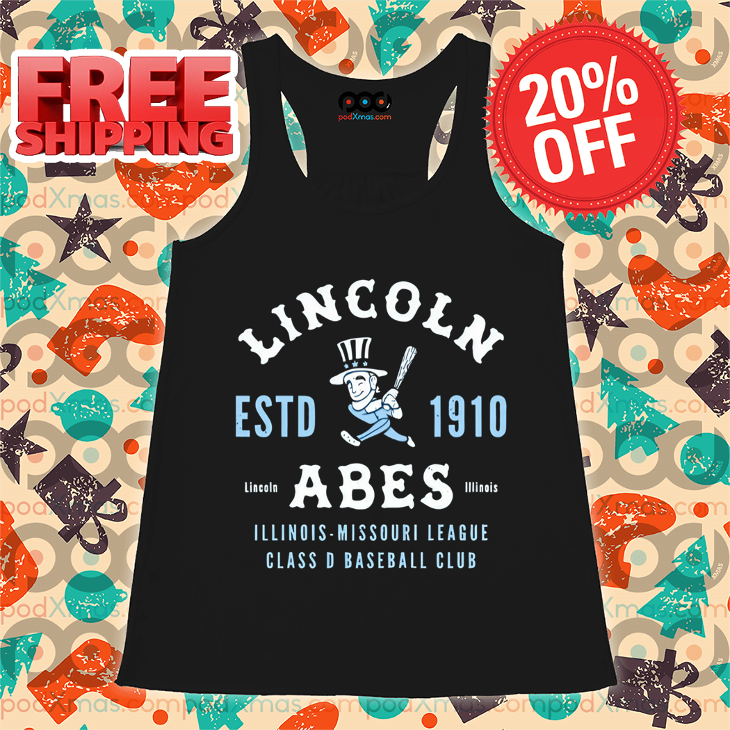 Lincoln Abes Illinois Missouri League Class D Baseball Club 2024 Shirt