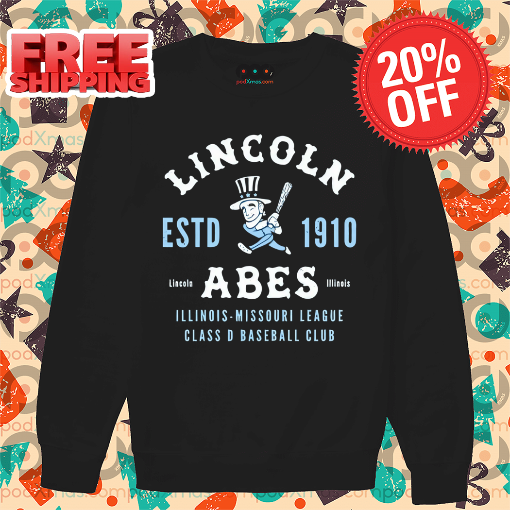 Lincoln Abes Illinois Missouri League Class D Baseball Club 2024 Shirt