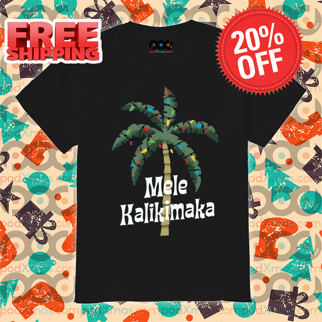 Coconut Tree Mele Kalikimaka Shirt
