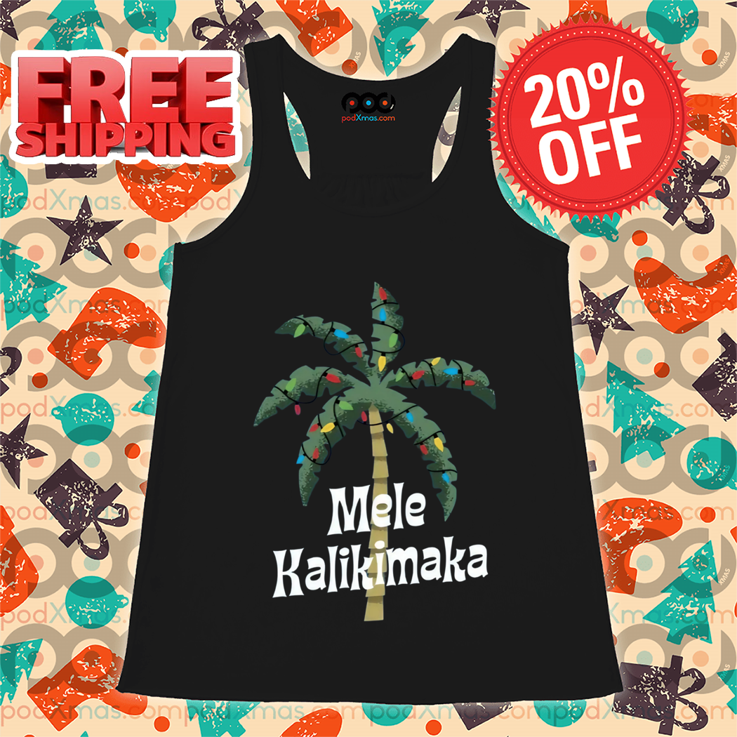 Coconut Tree Mele Kalikimaka Shirt
