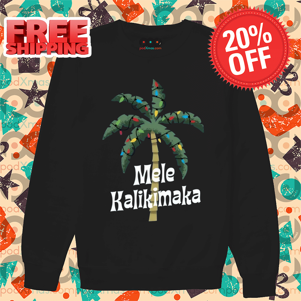 Coconut Tree Mele Kalikimaka Shirt