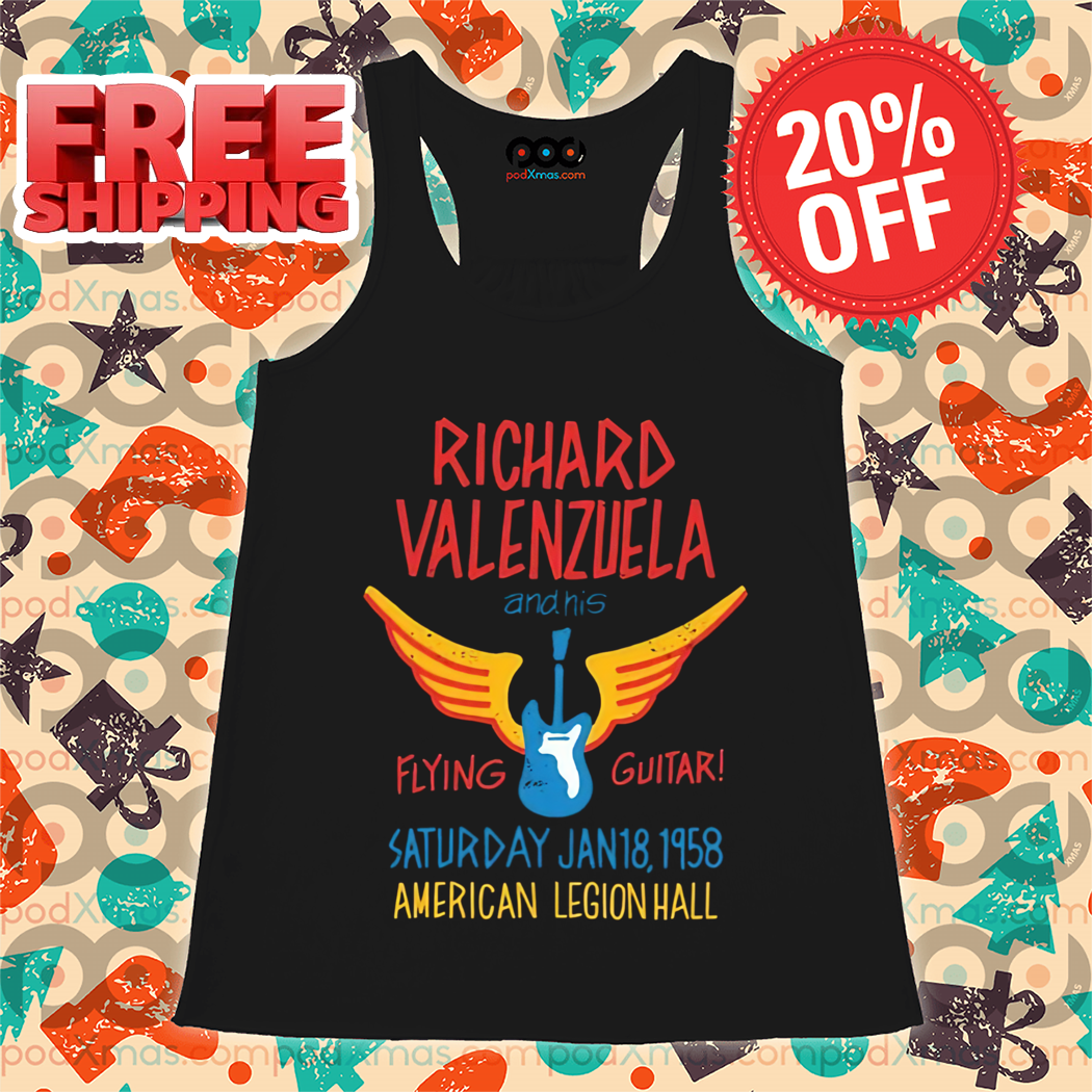 Richard Valenzuela and His Flying Guitar American Legion Hall Vintage Shirt Richard Valenzuela and His Flying Guitar American Legion Hall Vintage Shirt