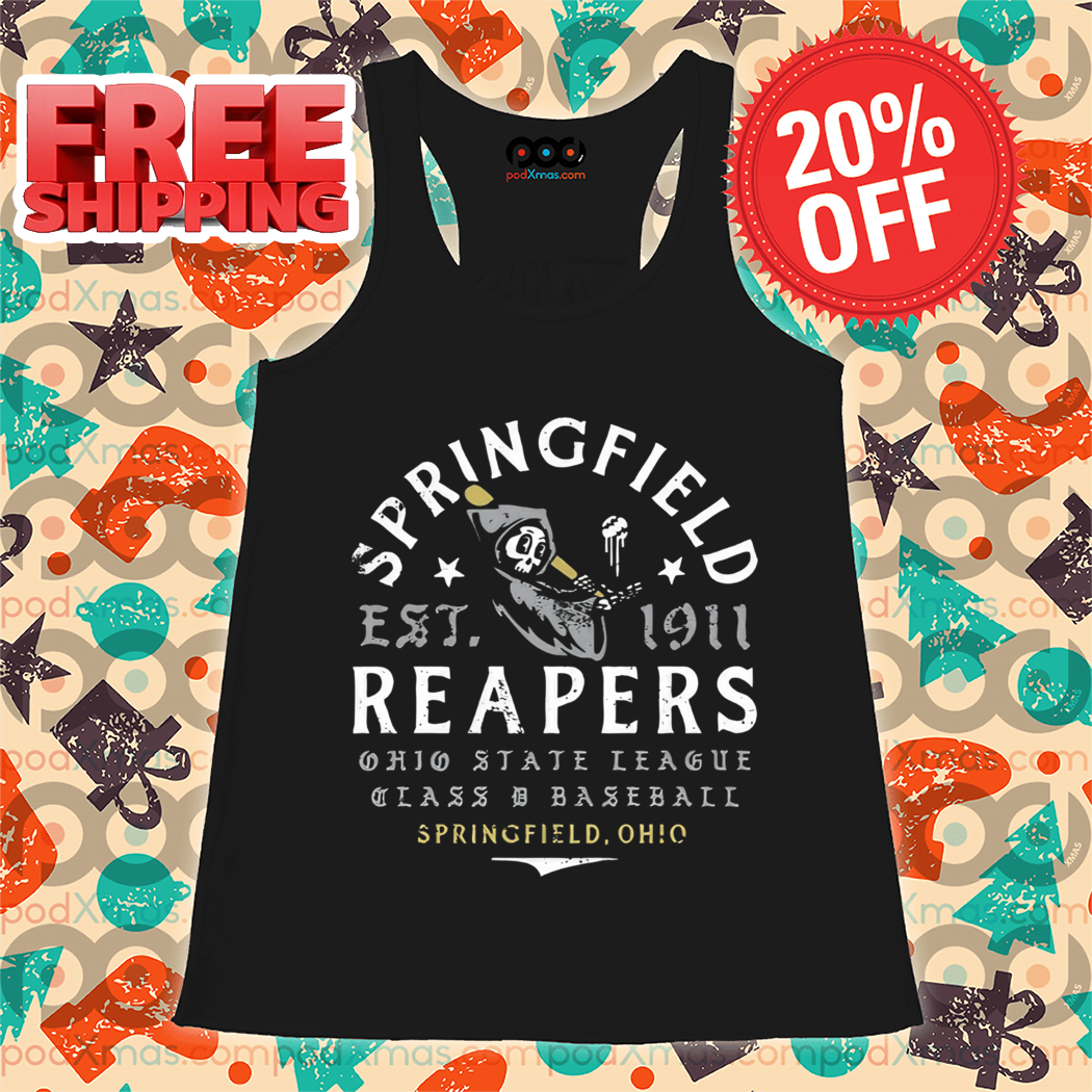 Death Springfield Reapers Ohio State League Glass Baseball Springfield Ohio Shirt