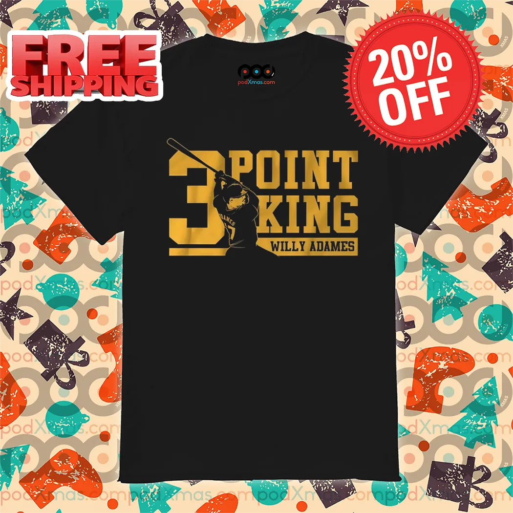 Willy Adames 3-Point King Milwaukee Brewers 2024 Shirt